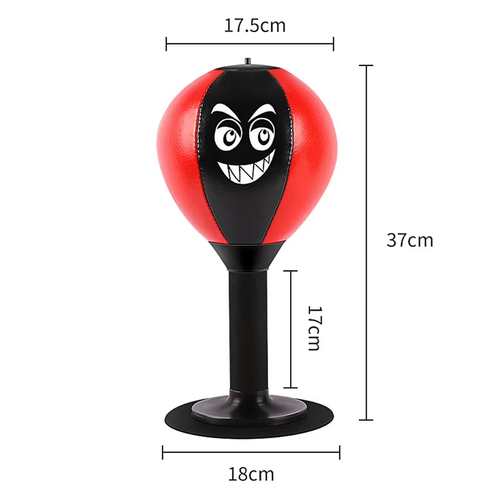 Desktop Punching Bag Table Boxing Punch Ball with Strong Suction Cup Kids Adults Stress Relief Toys for Thai Sports Equipment