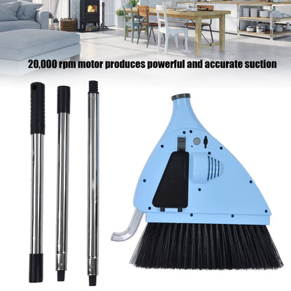 2 in 1 Vacuum Broom 2 in 1 Vacuum Sweeper USB Charging Cordless Vacuum Broom Cleaner for Household Bedroom USB Vacuum Sweeper