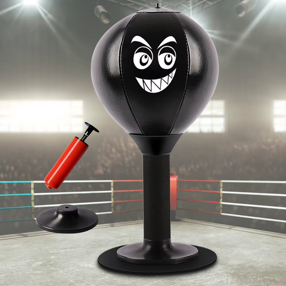 Desktop Punching Bag Table Boxing Punch Ball with Strong Suction Cup Kids Adults Stress Relief Toys for Thai Sports Equipment