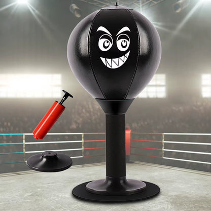 Desktop Punching Bag Table Boxing Punch Ball with Strong Suction Cup Kids Adults Stress Relief Toys for Thai Sports Equipment