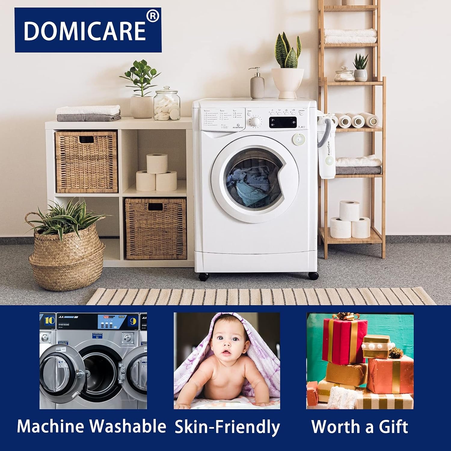 Full Size Mattress Pad Cover Quilted Fitted Mattress Protector with Deep Pocket (8-21Inch), Cooling Mattress Topper Pillow Top-White