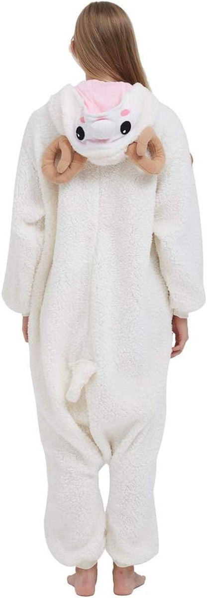 Adult Onesie Animal Halloween Cosplay Costume One Piece Pajamas for Women and Men