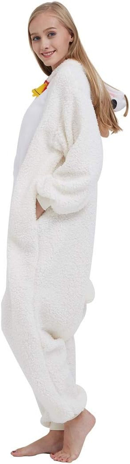 Adult Onesie Animal Halloween Cosplay Costume One Piece Pajamas for Women and Men